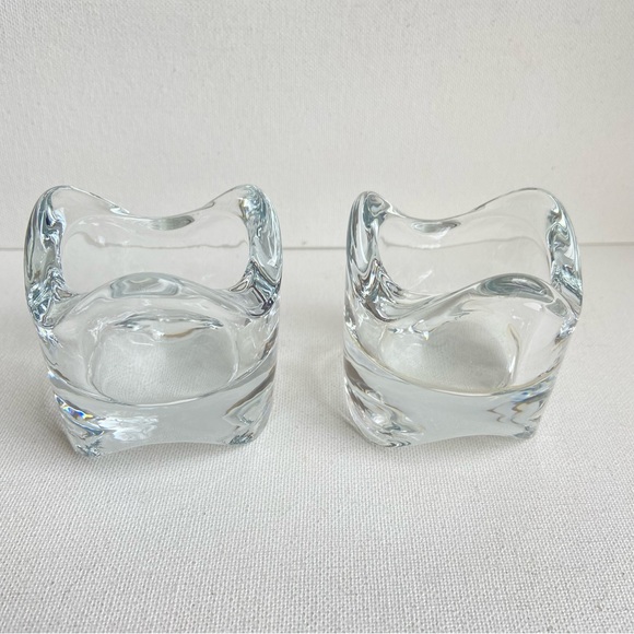 IKEA Accents Ikea Stackable Vasnas Tealight Holders Pair Of Clear